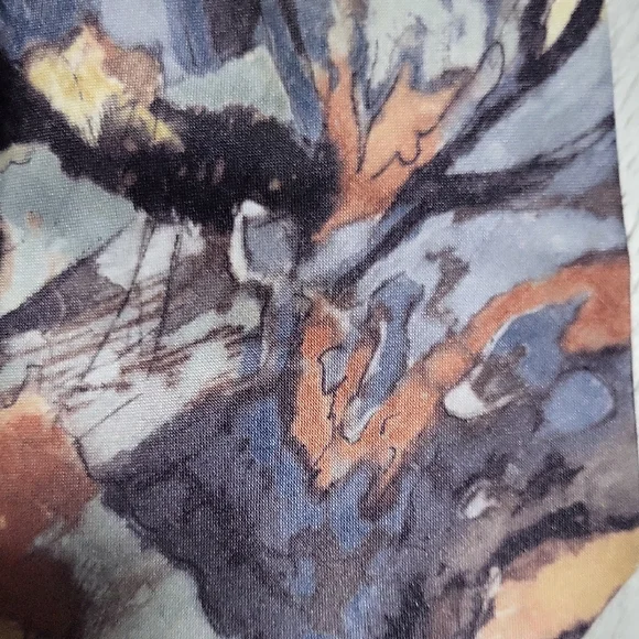 Abstract Patterned Tie - Picture 6 of 6